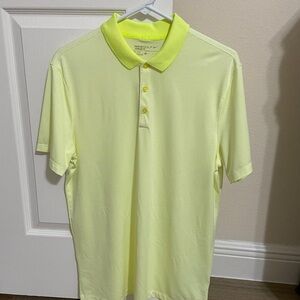 Nike Men's Bright Yellow Polo Shirt